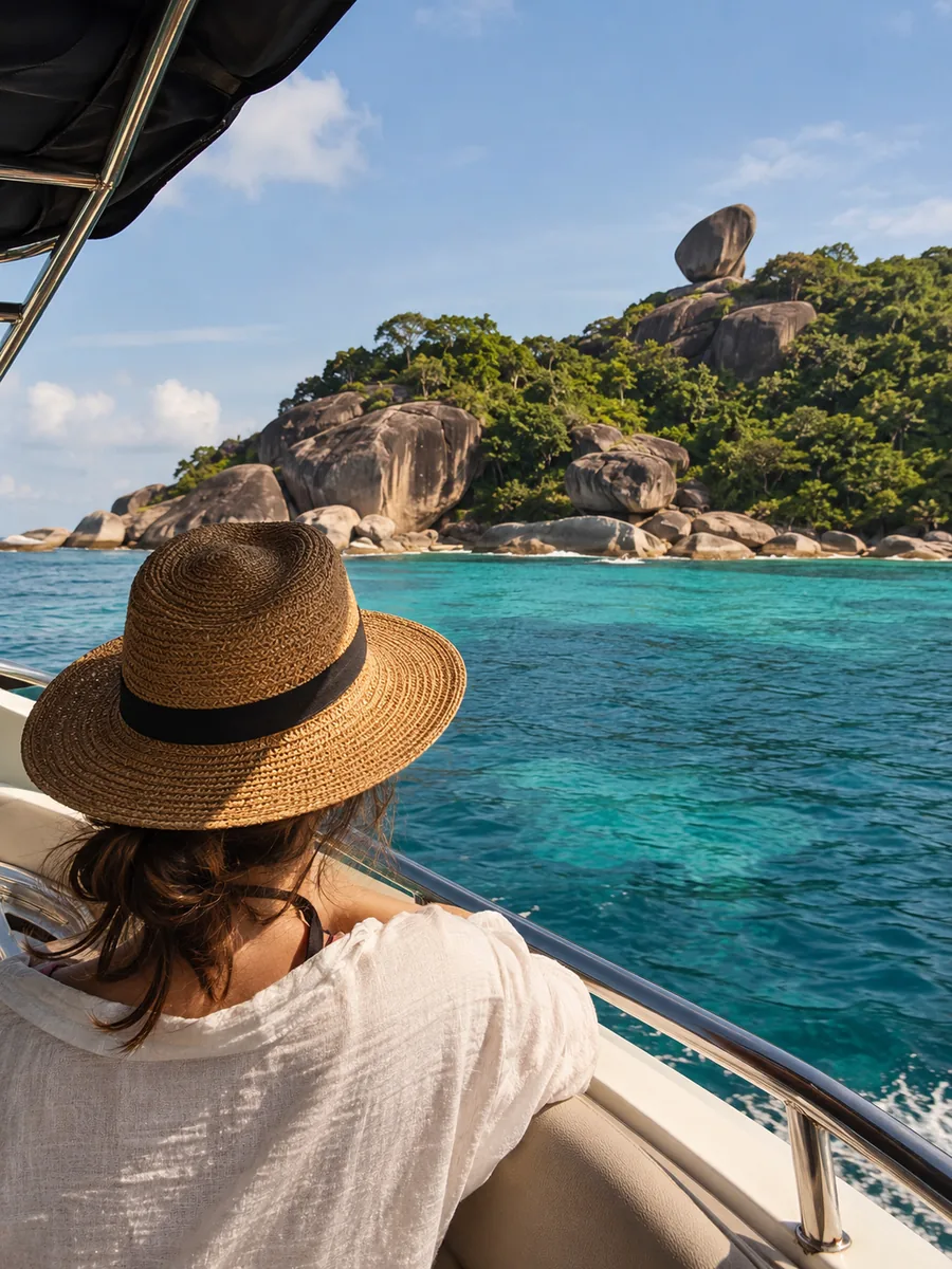 View at Similan Islands speedboat day trips